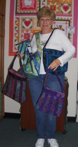 Joan M.'s brand new bags!